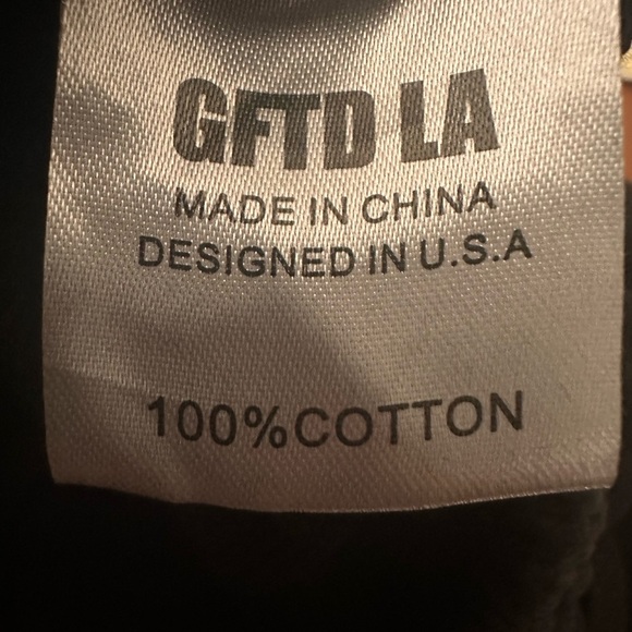 GFTD LA STACKED SWEATPANTS WASH BLACK- ERA PANT NWT - Picture 7 of 8